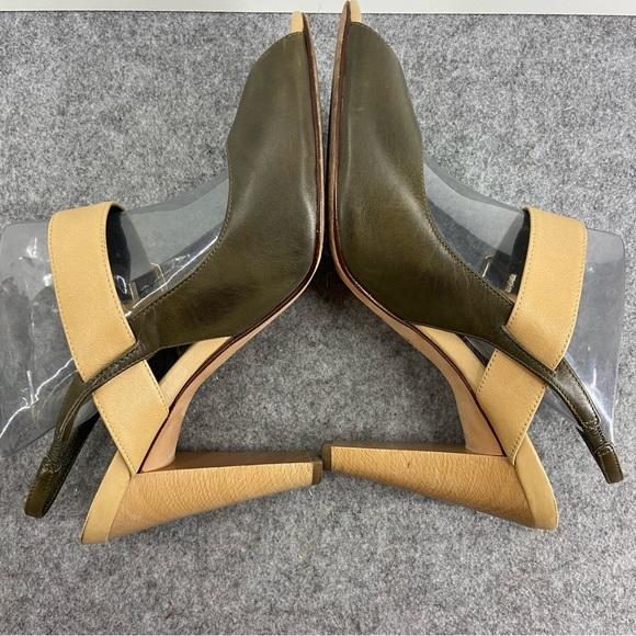 Cole Haan Olive and Tan Heels - Picture 7 of 13